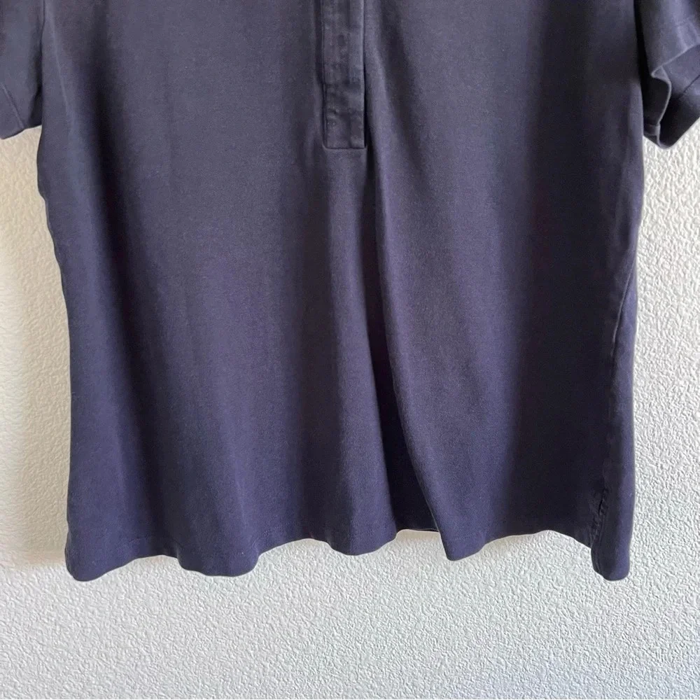 Tory Burch Women’s Short Sleeve Navy Polo Shirt‎